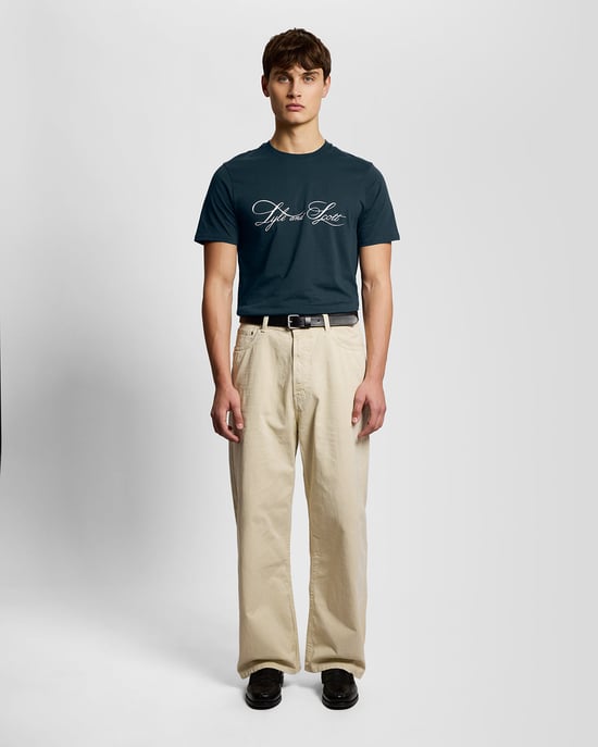 Superfine Grafisch T-Shirt in Zwart - Image 1