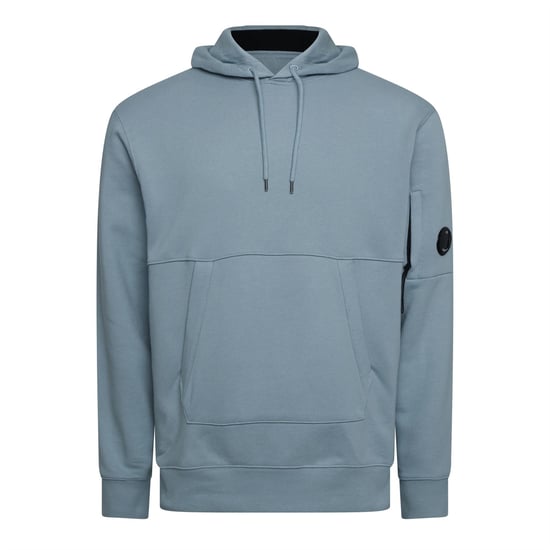 Men's C.P. Company Diagonal Raised Lens Hoodie in Blue - Image 1