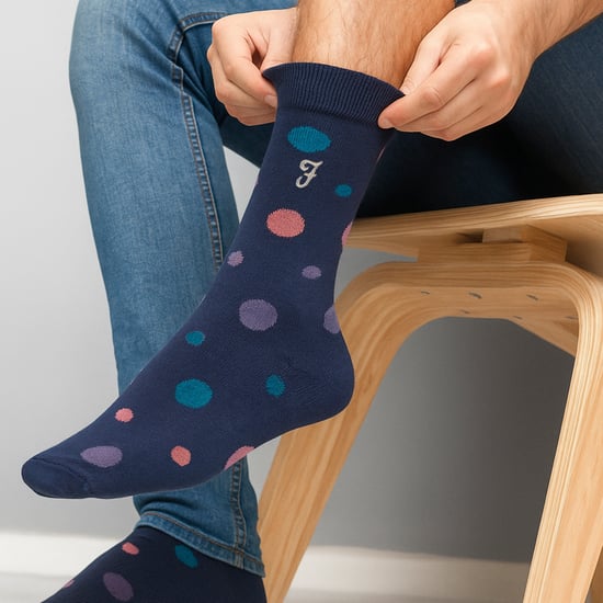 5-Pack Heren Bamboe Patroon Sokken - Zacht Ademend Stijlvol Elke Dag Comfort - Image 3