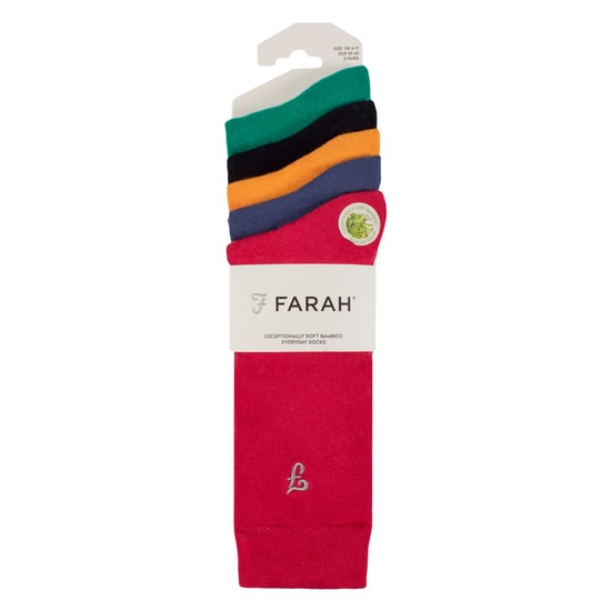 5 Pack Mens Bamboo Patterned Socks - Soft Breathable Stylish Everyday Comfort - Image 2