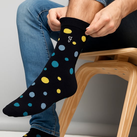 5-Pack Heren Bamboe Patroon Sokken - Zacht Ademend Stijlvol Elke Dag Comfort - Image 3