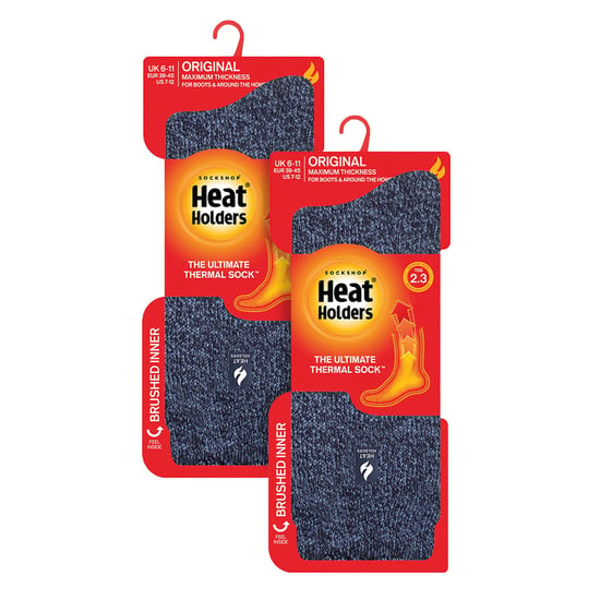 Heren 2-Pack Original Thermo Borstel Sokken - Image 2