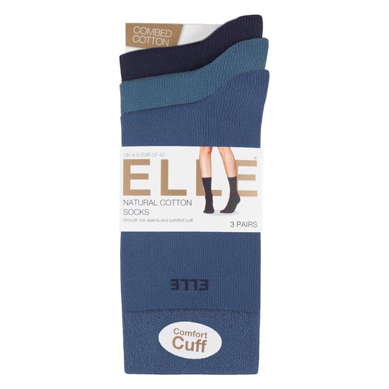 3-Pack Dames Effen Katoenen Sokken - Zacht Ademend Dagelijks Comfortabel Fit - Image 2
