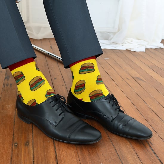 6 Pack Mens Bamboo Design Socks - Soft Breathable Everyday Patterned Fit - Image 5