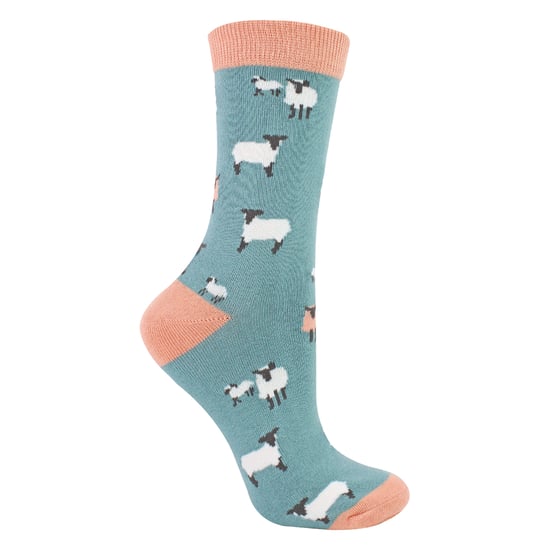 1 Pack Ladies Novelty Animal Patterned Bamboo Socks - Image 1