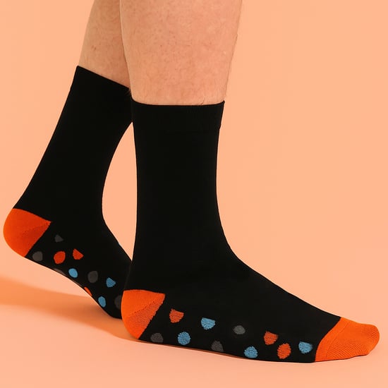 6 Pack Mens Bamboo Design Socks - Soft Breathable Everyday Patterned Fit - Image 4