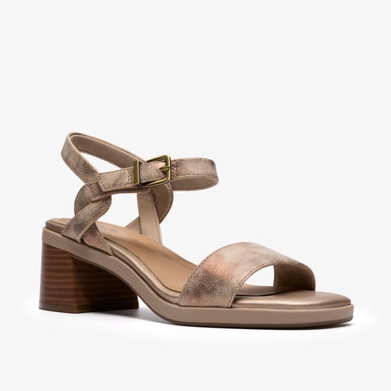 Jaylan Ray Bronze Metallic Sandals - Image 4
