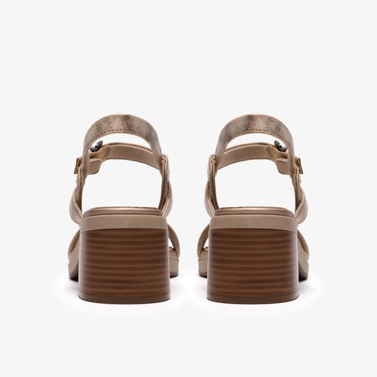 Jaylan Ray Bronze Metallic Sandals - Image 5