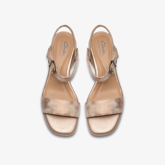 Jaylan Ray Bronze Metallic Sandals - Image 6