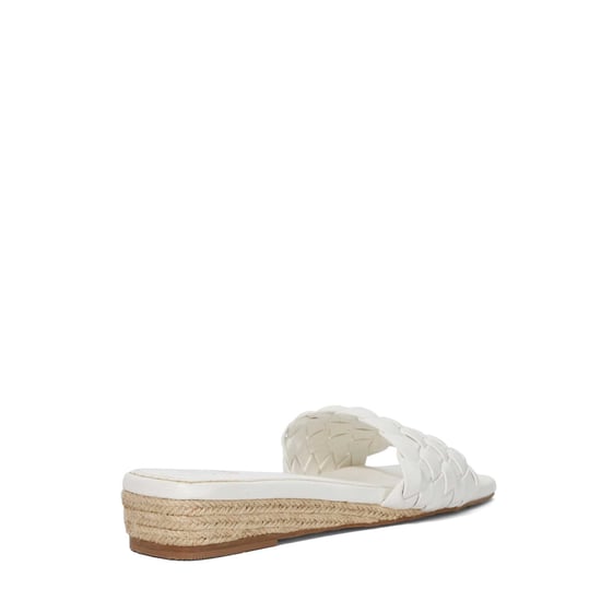 Dune Ladies Kea - Woven Raffia Wedge Mules - Image 4
