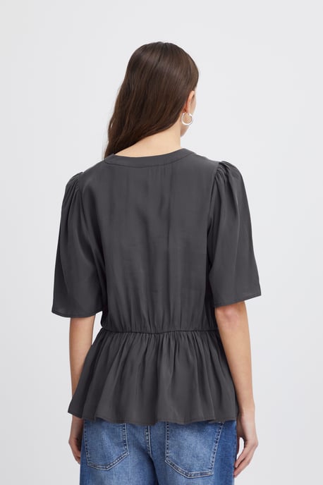 IHCINOMA SS Blouse with short sleeve Regular fit - Image 3
