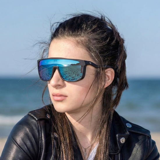 Unisex UV400 Fietszonnebril met Spiegel Krasbestendige Polycarbonaatlens - Image 4
