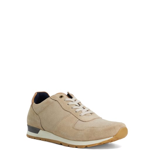 Dune Mens Toronto - Leather Lace-Up Trainers - Image 1