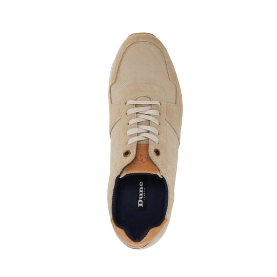 Dune Mens Toronto - Leather Lace-Up Trainers - Image 3