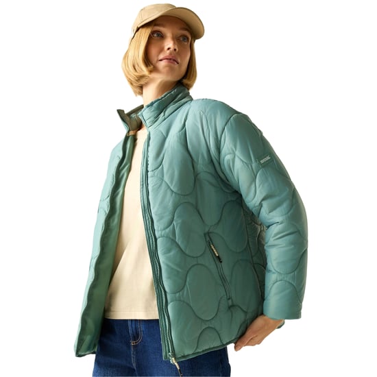 Regatta Womens/Ladies Carlotte Quilted Padded Jacket (Ivy Moss) - Image 4