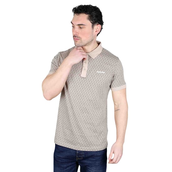 Lambretta Heren AW24 Geometrisch Poloshirt (Steen) - Image 6