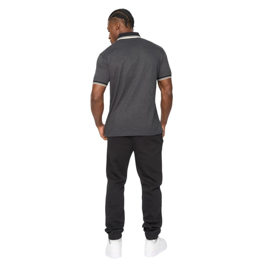 Crosshatch Heren Preece Polo Shirt (Zwart) - Image 2
