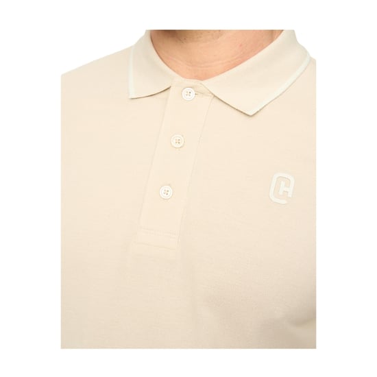 Crosshatch Heren Crufton Poloshirt (Licht Steen) - Image 3
