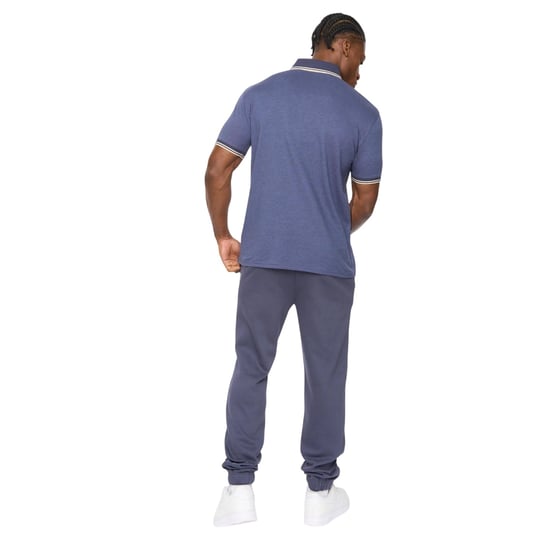 Crosshatch Heren Preece Polo Shirt (Blauw) - Image 2