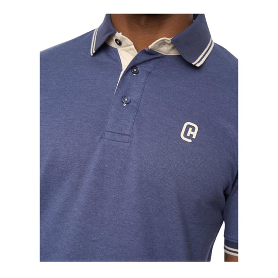 Crosshatch Heren Preece Polo Shirt (Blauw) - Image 3