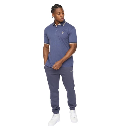 Crosshatch Heren Preece Polo Shirt (Blauw) - Image 4