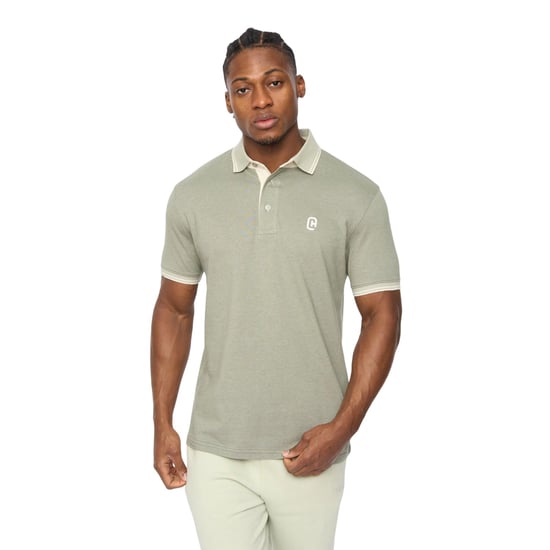 Crosshatch Heren Preece Poloshirt (Licht Olijf) - Image 1