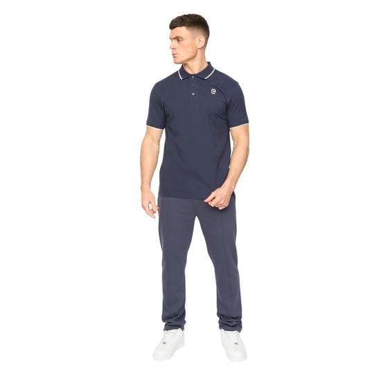 Crosshatch Heren Crufton Pol shirt (Marineblauw) - Image 4