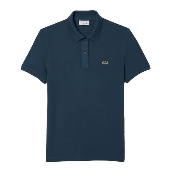 Lacoste Heren L.12.12 Pique Slim Poloshirt (Benzineblauw) - Image 1