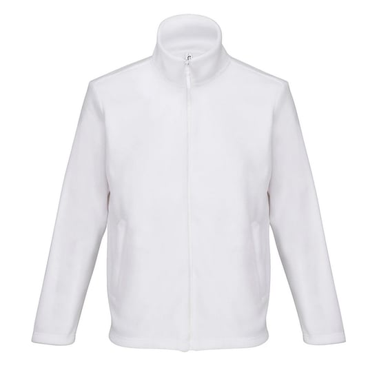 SOLS Unisex Microfleece Jas voor volwassenen (Wit) - Image 1
