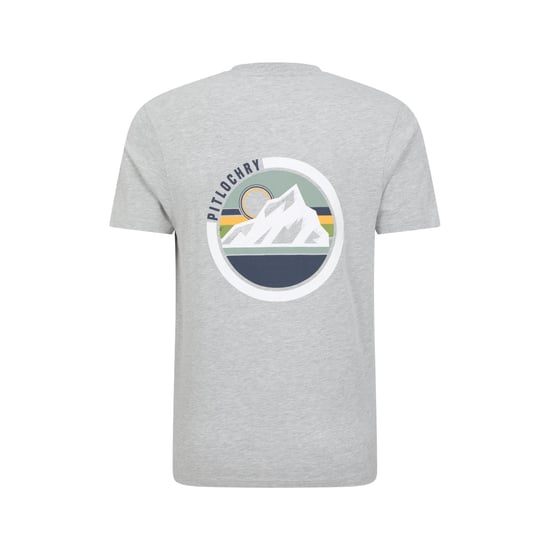 Mountain Warehouse Mens Pitolchry Mountain Bomulls T-shirt (Grå) - Image 2