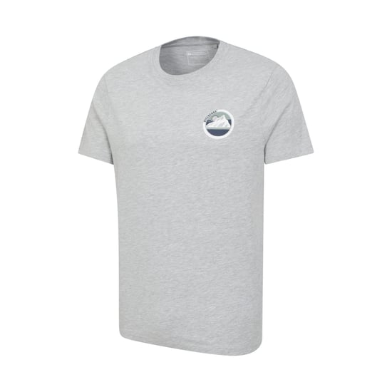 Mountain Warehouse Mens Pitolchry Mountain Bomulls T-shirt (Grå) - Image 3