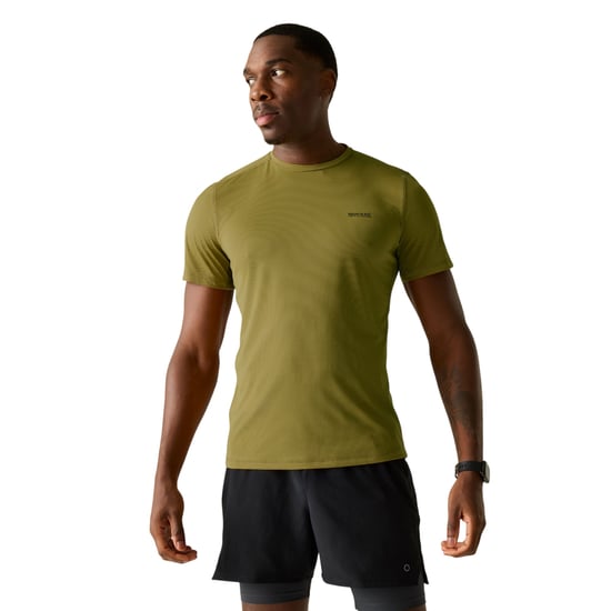 Regatta Heren Fingal Stretch T-Shirt (Hout Bruin) - Image 4