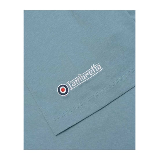 Lambretta Heren Target Band T-Shirt (Rookblauw) - Image 5