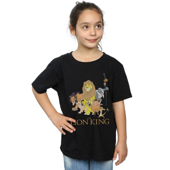Disney Meisjes The Lion King Groep Katoenen T-Shirt (Zwart) - Image 2