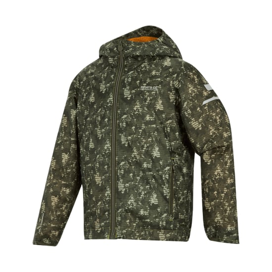 Regatta Waterdicht kinder/kinderjack Lever II Camo (Lichte Salie) - Image 3