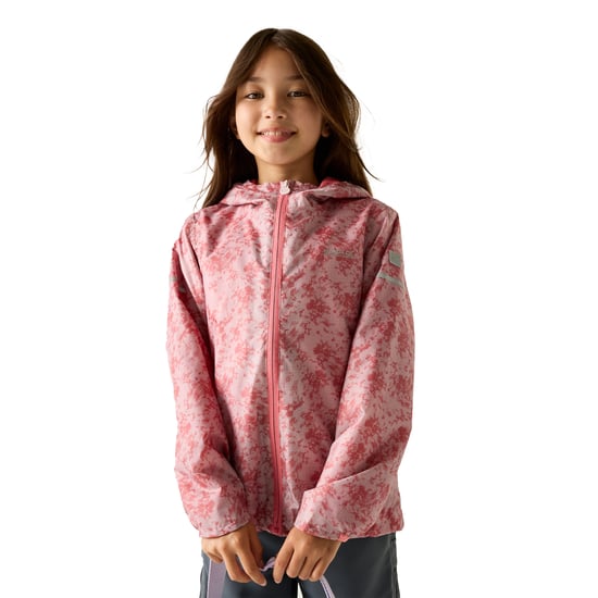 Regatta Waterdicht kinder/kinderjack Lever II Camo (Roze waas) - Image 4