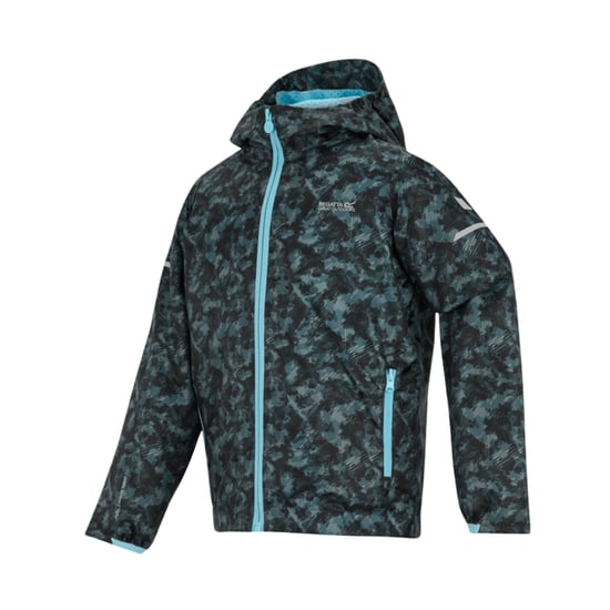 Regatta Waterdicht kinder/kinderjack Lever II Camo (China Blauw) - Image 3