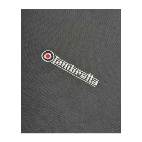 Lambretta Mens Full Zip Hoodie (Iron) - Image 5