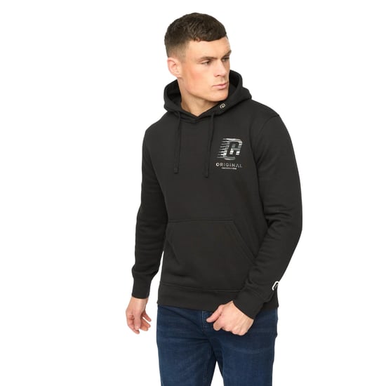 Crosshatch Mens Winchamp Hoodie (Black) - Image 1