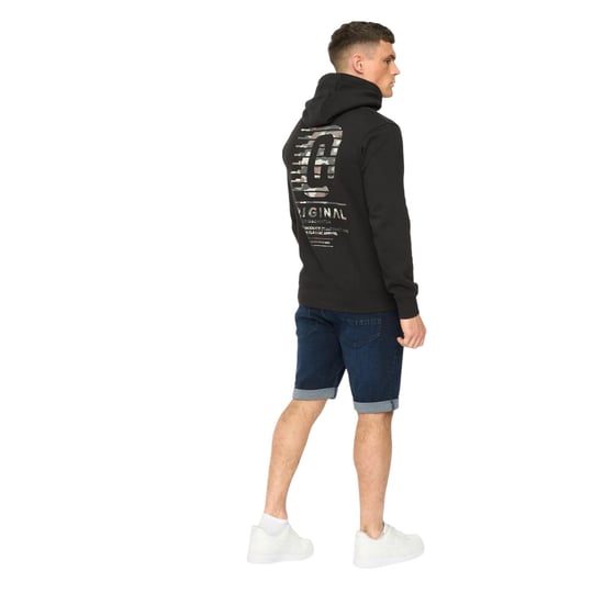 Crosshatch Mens Winchamp Hoodie (Black) - Image 2