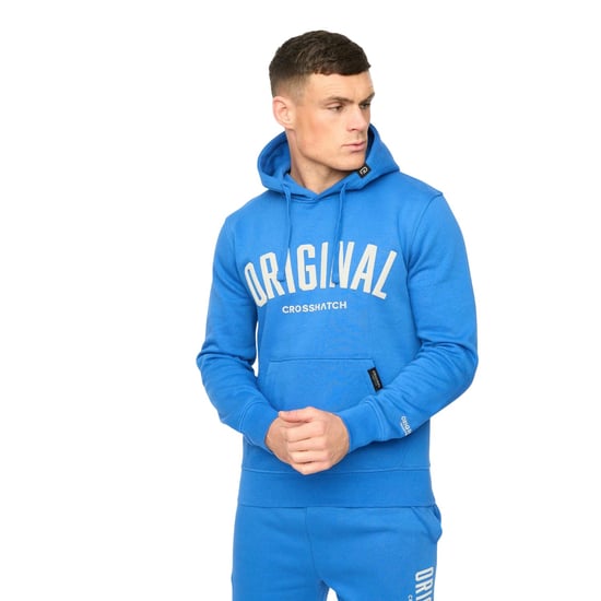Crosshatch Mannen Kensby Hoodie (Koninklijk Blauw) - Image 1