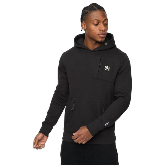 Crosshatch Herr Portville Hoodie (Svart) - Image 1