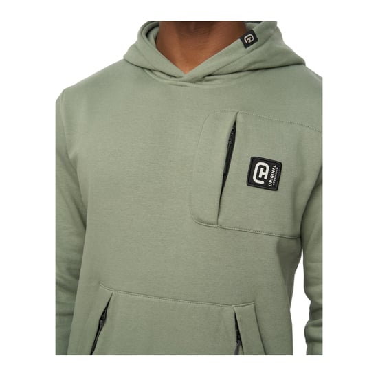 Crosshatch Herr Portville Hoodie (Olive) - Image 3