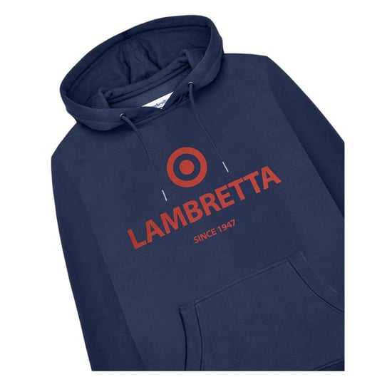 Lambretta Heren Target Logo Hoodie (Donkere marine) - Image 3