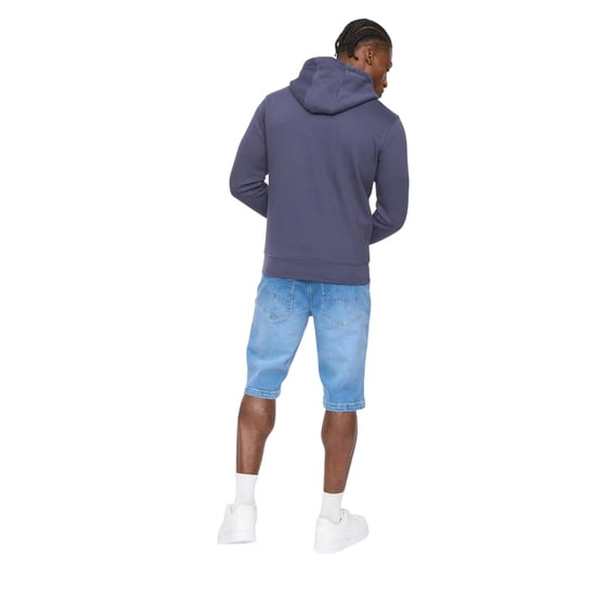 Crosshatch Heren Allmoor Thru Volledige Rits Hoodie (Navy) - Image 2