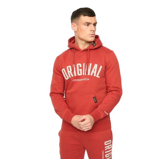 Crosshatch Heren Kensby Hoodie (Rood) - Image 1