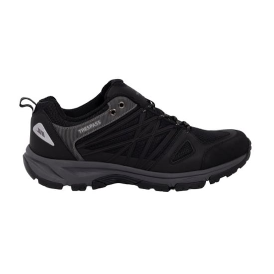 Trespass Mens Fisk Trainers (Black/Black) - Image 1