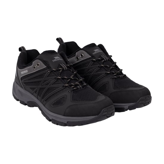 Trespass Mens Fisk Trainers (Black/Black) - Image 5