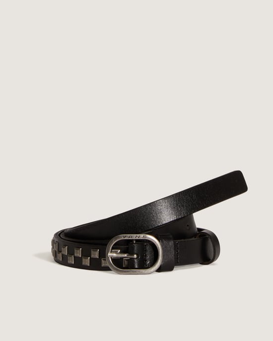 Check Leather Belt - Image 1