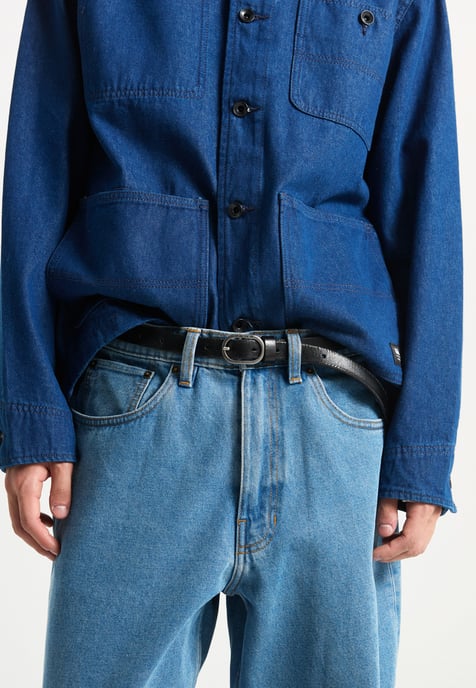 Check Leather Belt - Image 4